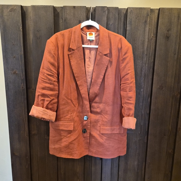 FARM Rio Terracotta Blazer - Picture 2 of 3